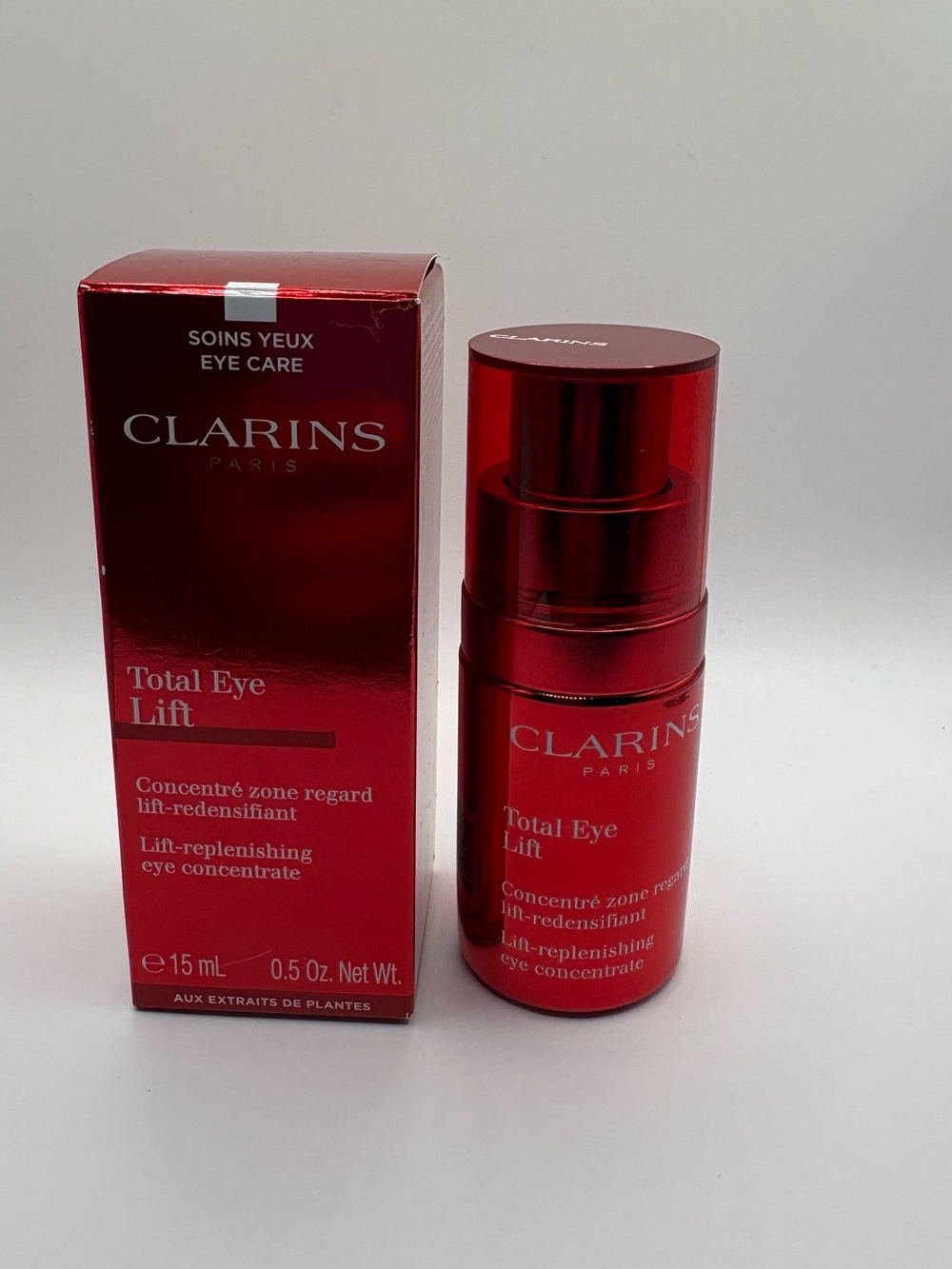 Clarins Total Eye Lift Lift-Replenishing Eye Concentrate Brand New in Box!!
